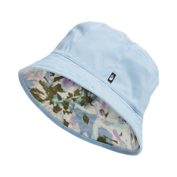 NORTH FACE Reversible Bucket Hat, White Dune Painted Bouquet Print NWT - Picture 2 of 5